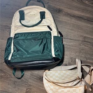 Backpack and crossbody purse